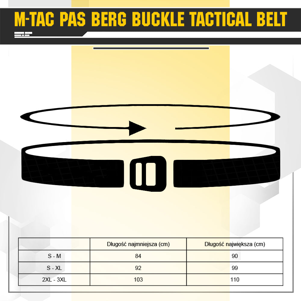 M-Tac Pas Berg Buckle Tactical Belt