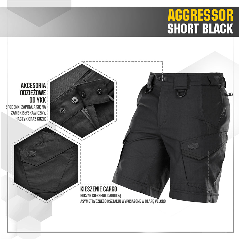 M-Tac Spodenki Aggressor Short Coyote Brown S