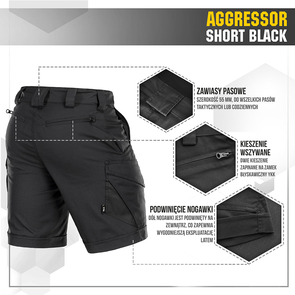 M-Tac Spodenki Aggressor Short Coyote Brown S