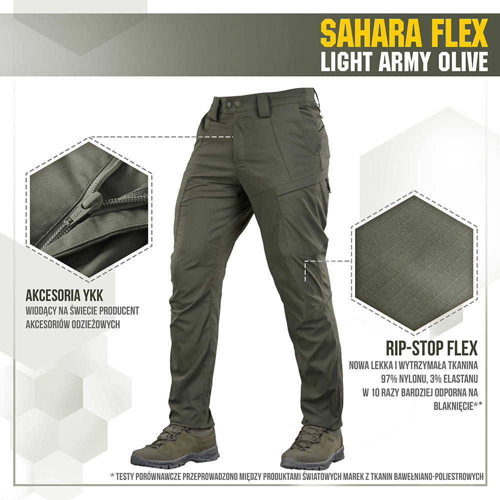 M-Tac Spodnie Sahara Flex Lite Black 28/30