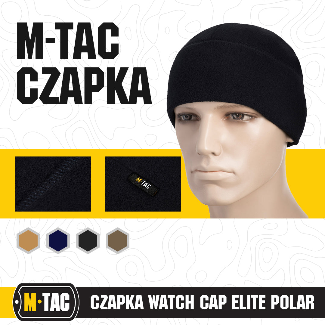 M-Tac czapka Watch Cap Elite polar (260g/m2) Black