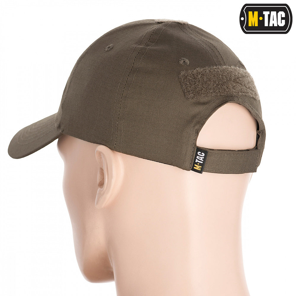 M-Tac czapka z daszkiem na rzep Flex Rip-Stop Dark Olive