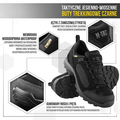 M-Tac Taktyczne Jesienno-Wiosenne Buty Trekkingowe Coyote 37