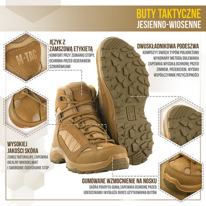 M -Tac Taktyczne Buty Jesienno-zimowe