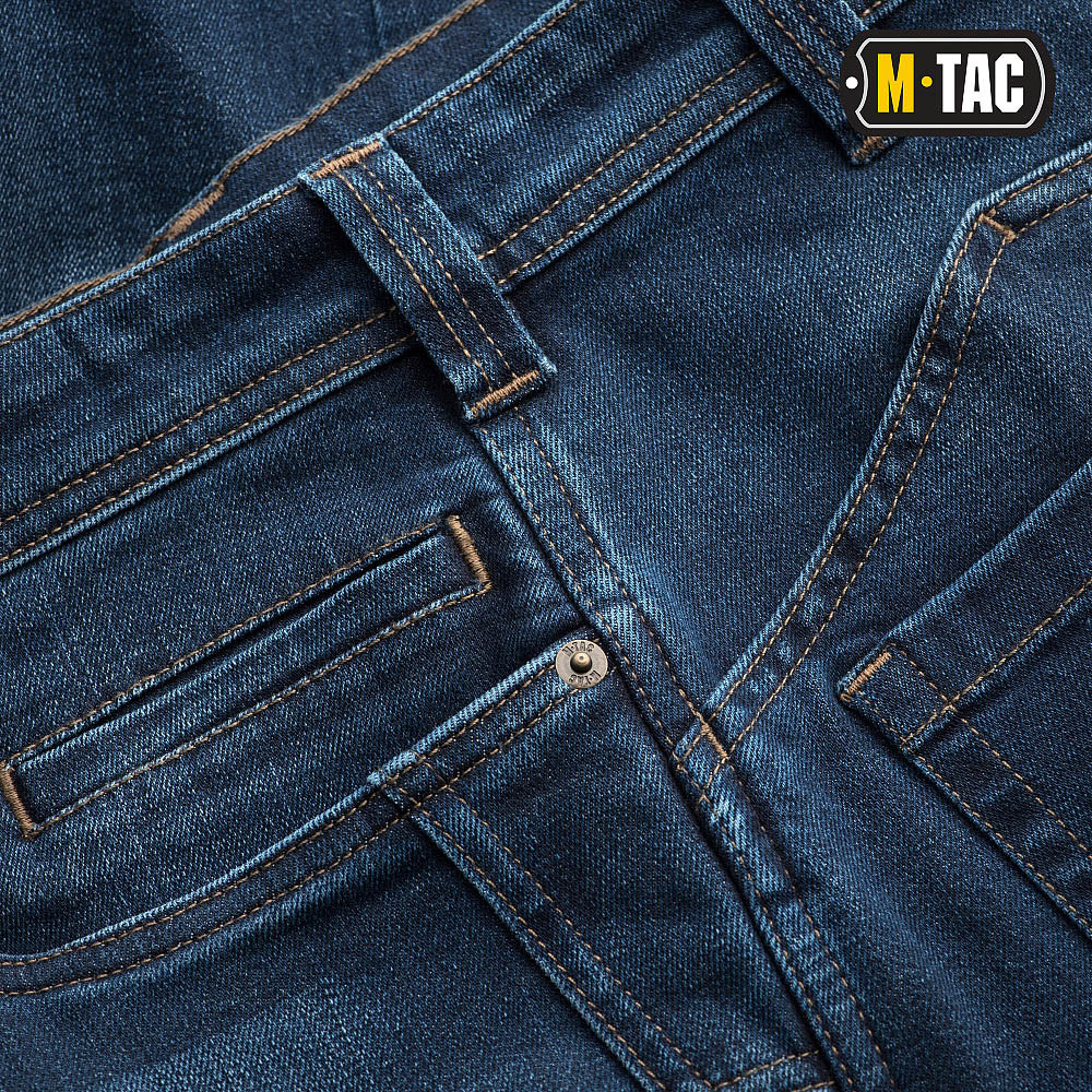 M-Tac Spodnie Dżinsowe Tactical Gen.I Dark Denim Regular Fit 34/32