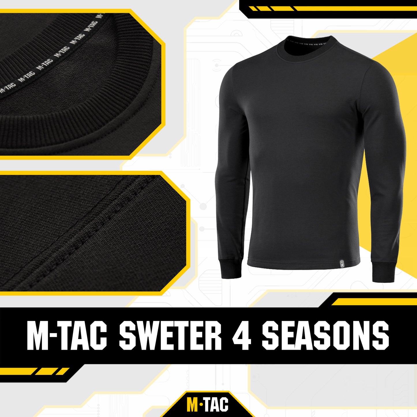 M-Tac sweter 4 Seasons Black 2XL