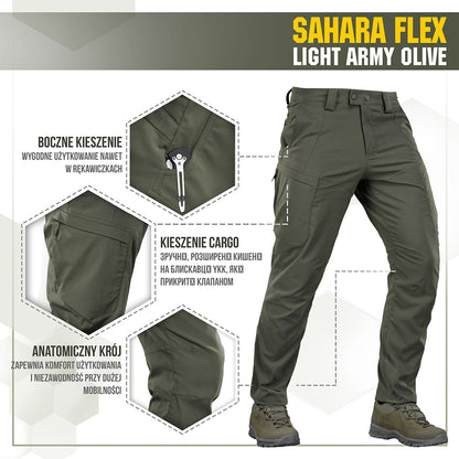 M-Tac Spodnie Sahara Flex Lite Black 28/30