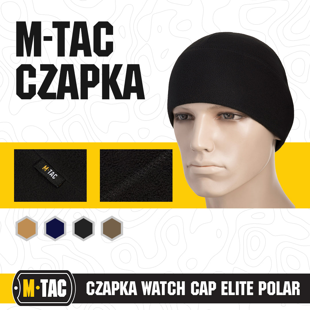 M-Tac czapka Watch Cap Elite polar (260g/m2) Black