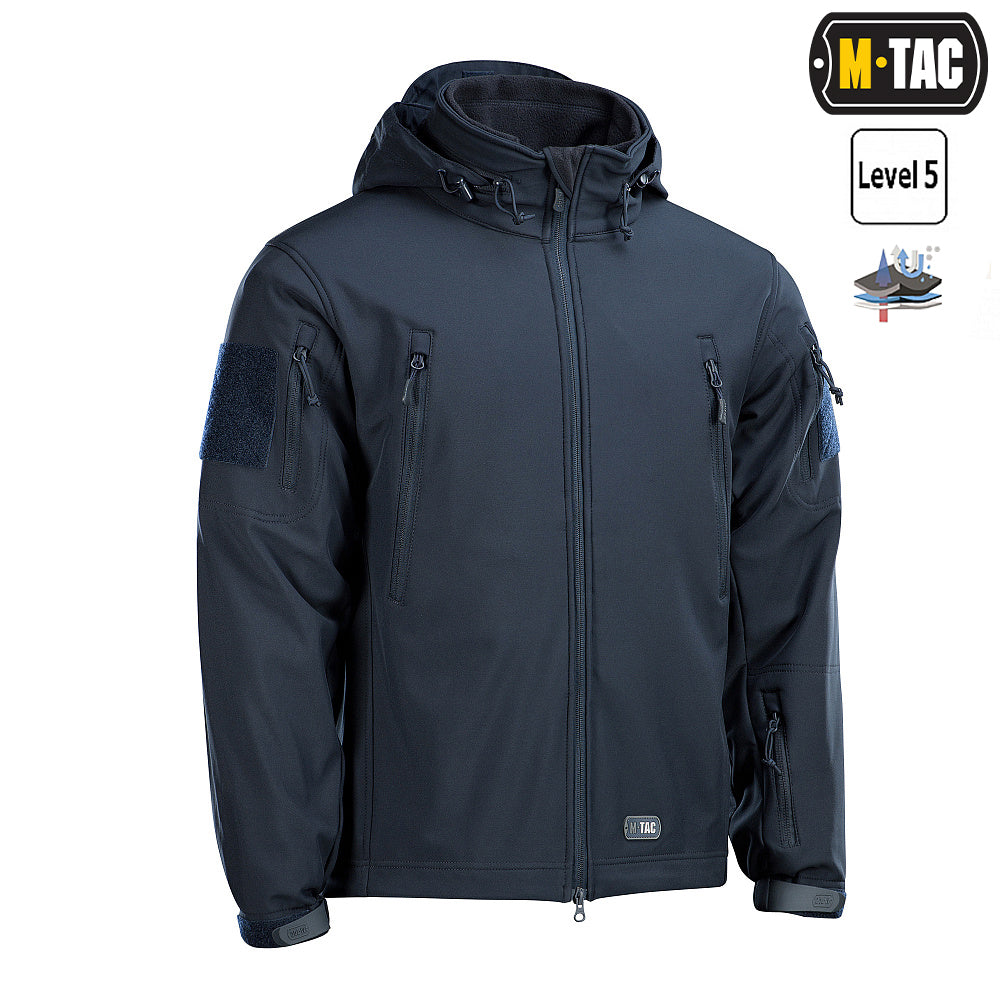 M-Tac Kurtka Soft Shell z podpinką Black XS